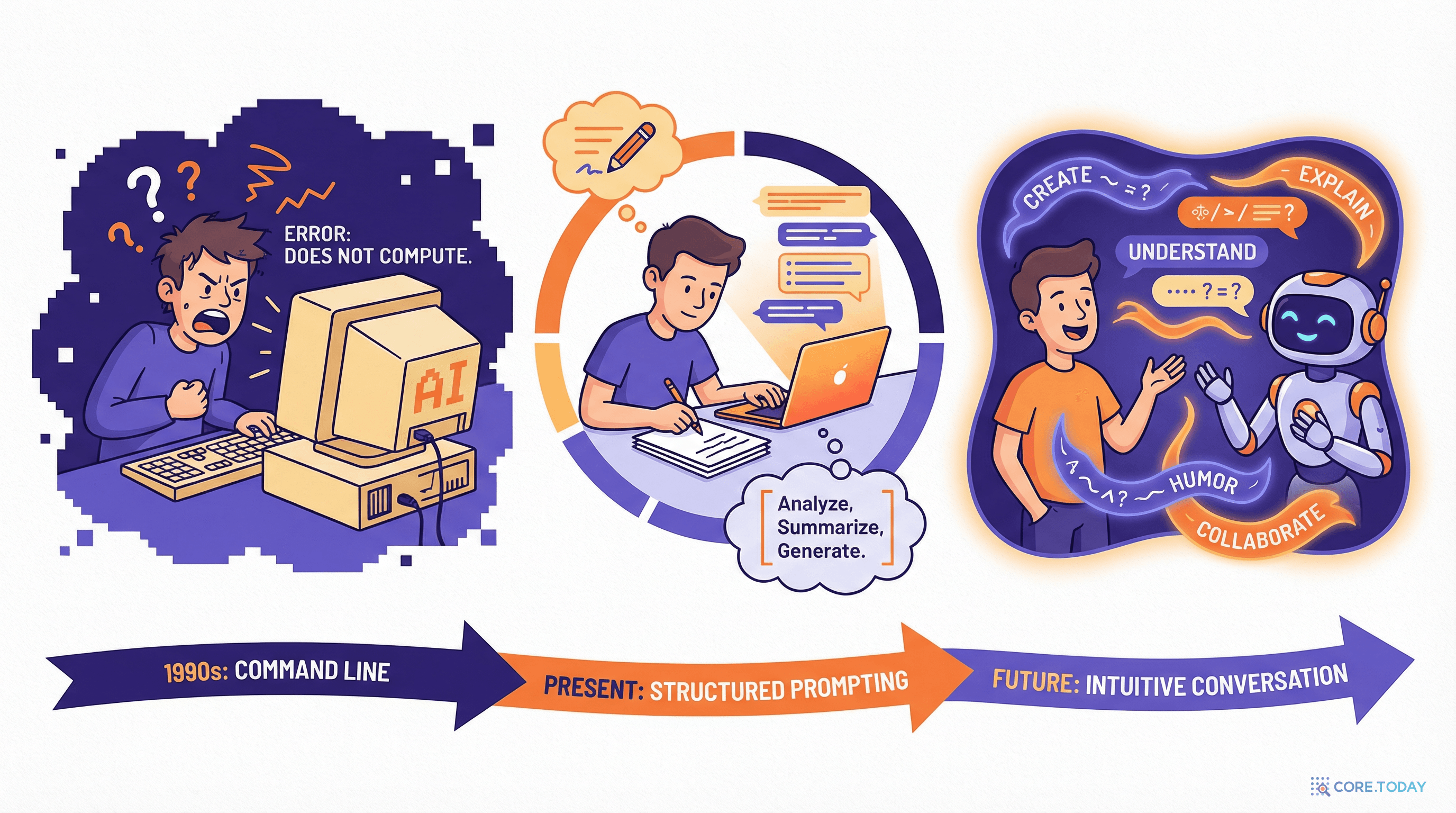 AI 커뮤니케이션의 진화 — 명령어에서 대화로