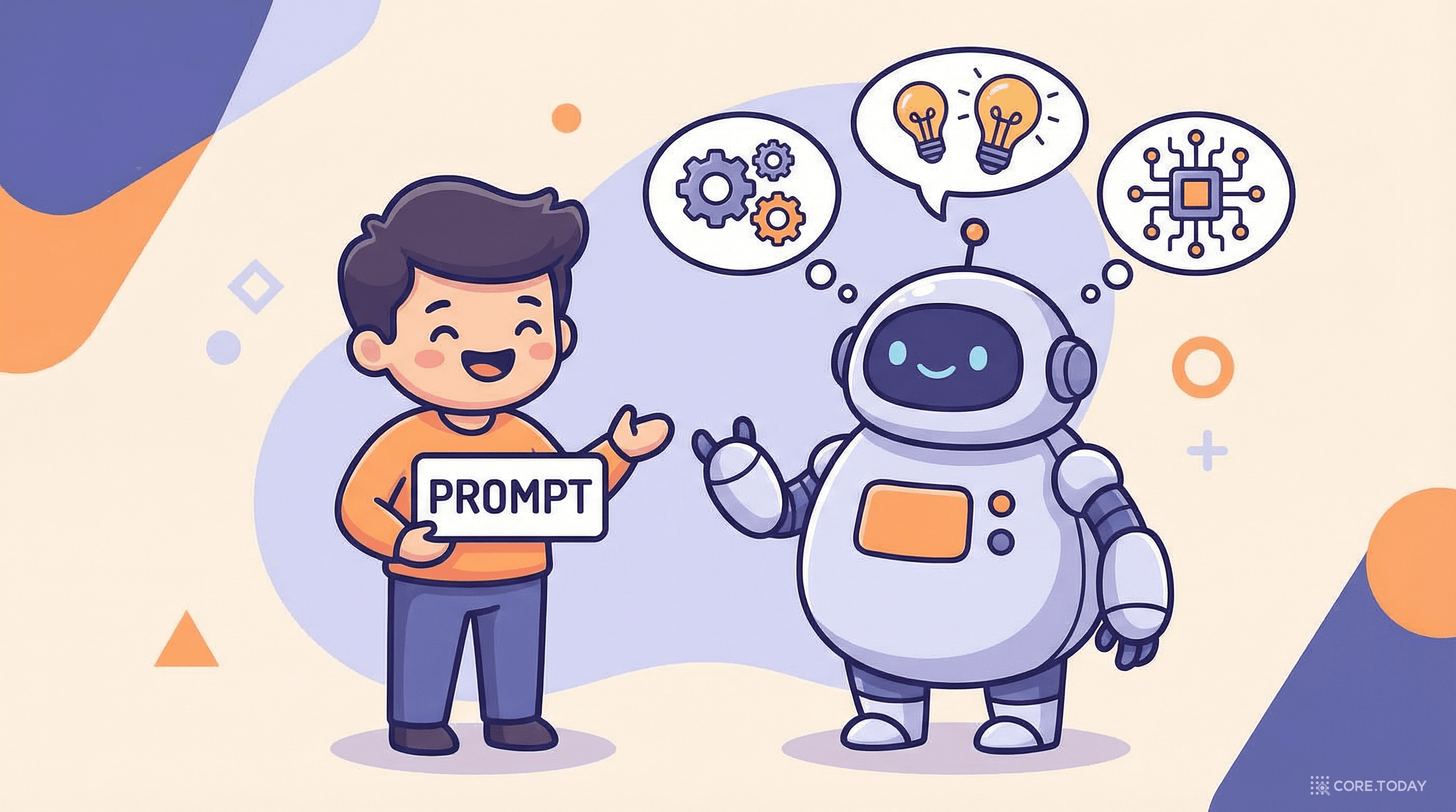 사람과 AI가 대화하는 모습 — 어떻게 물어보느냐에 따라 답이 달라진다