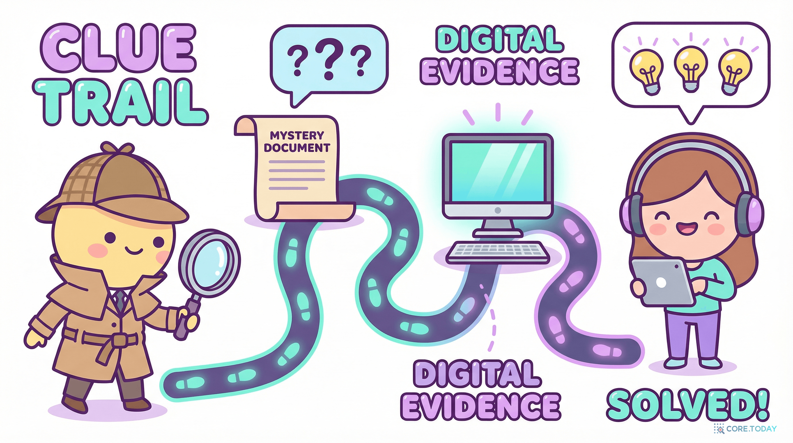 데이터 탐정 일러스트