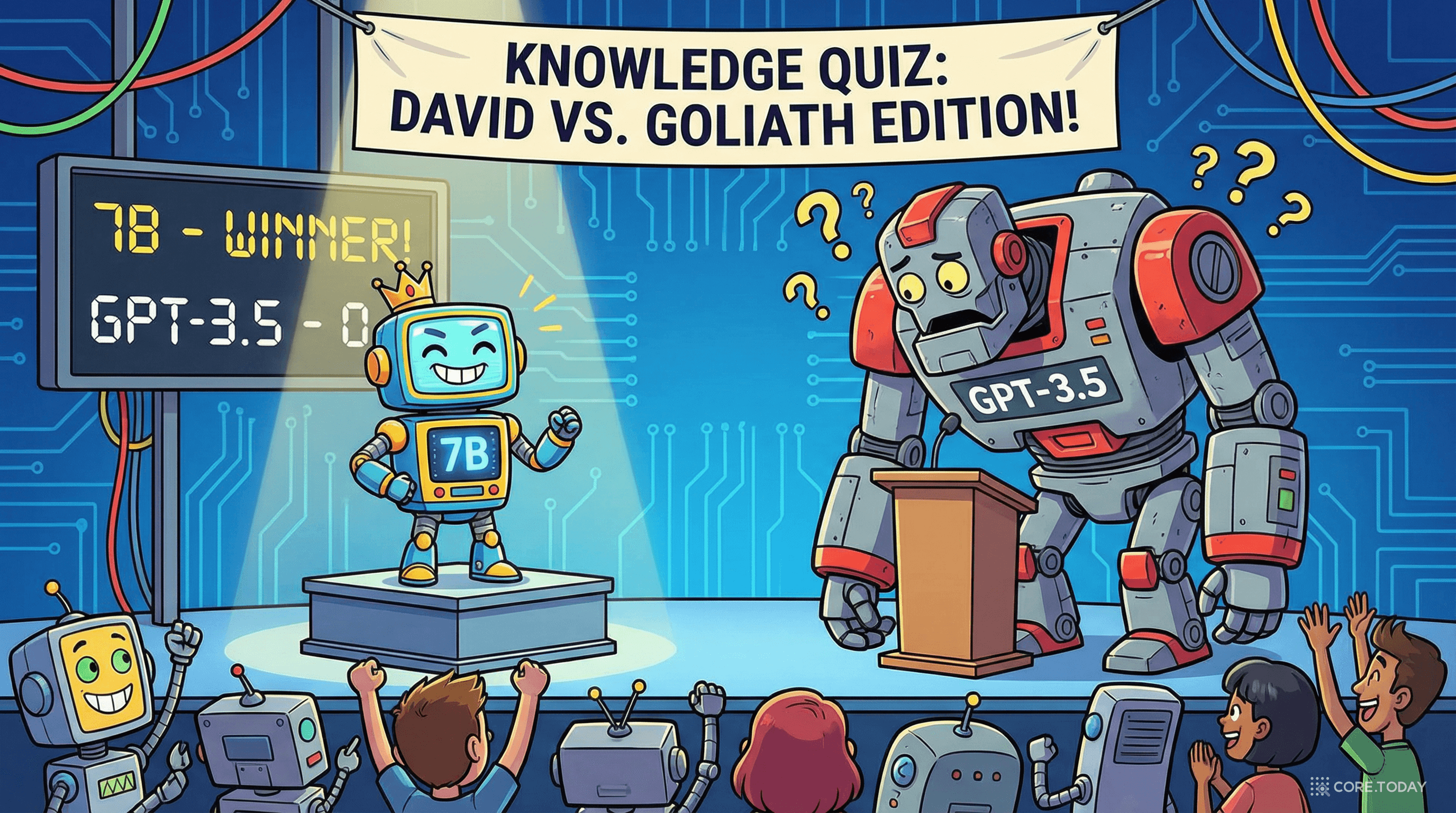 7B 모델이 GPT-3.5를 이기는 다윗과 골리앗의 대결