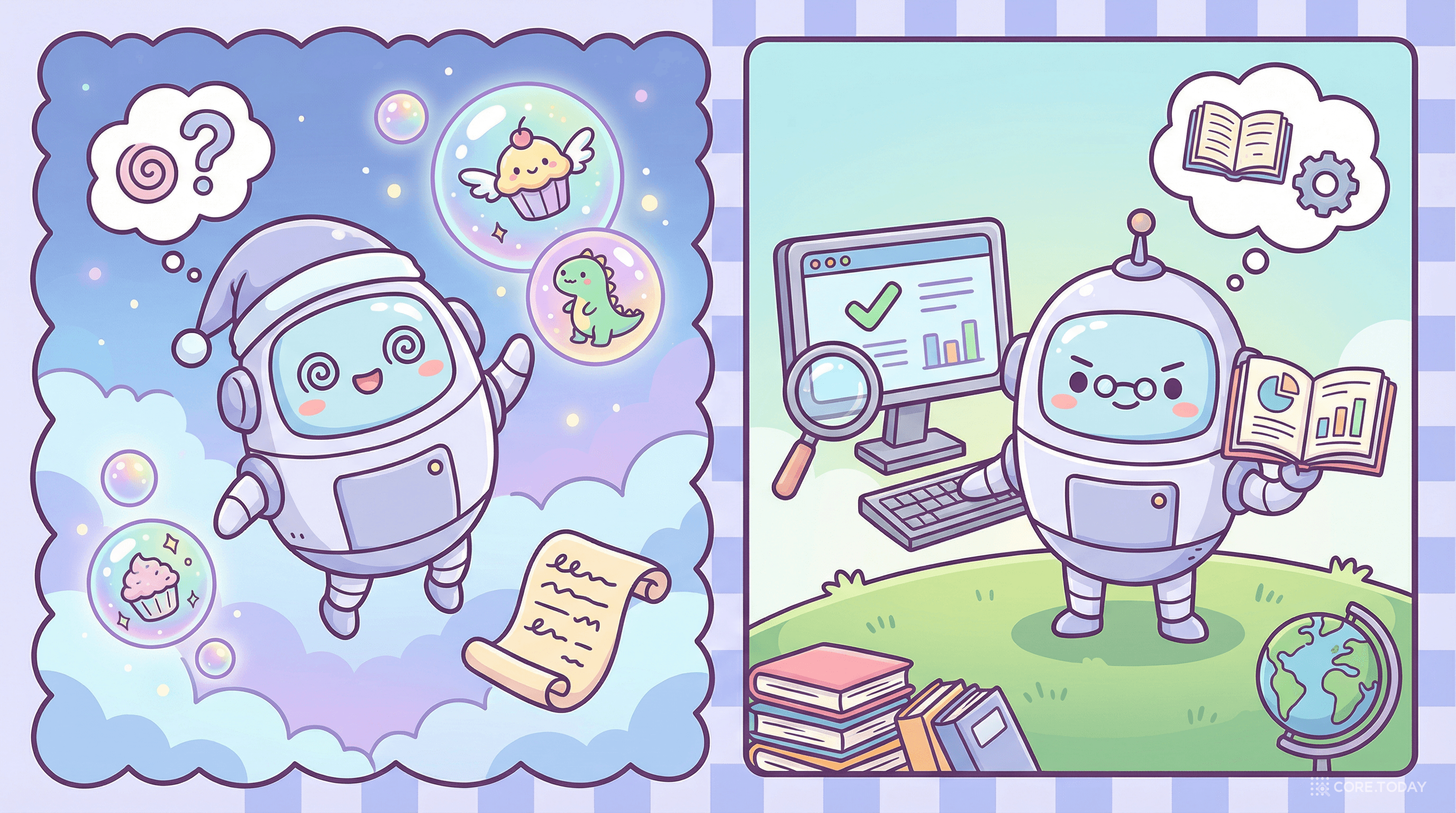 환각 vs 근거 있는 추론