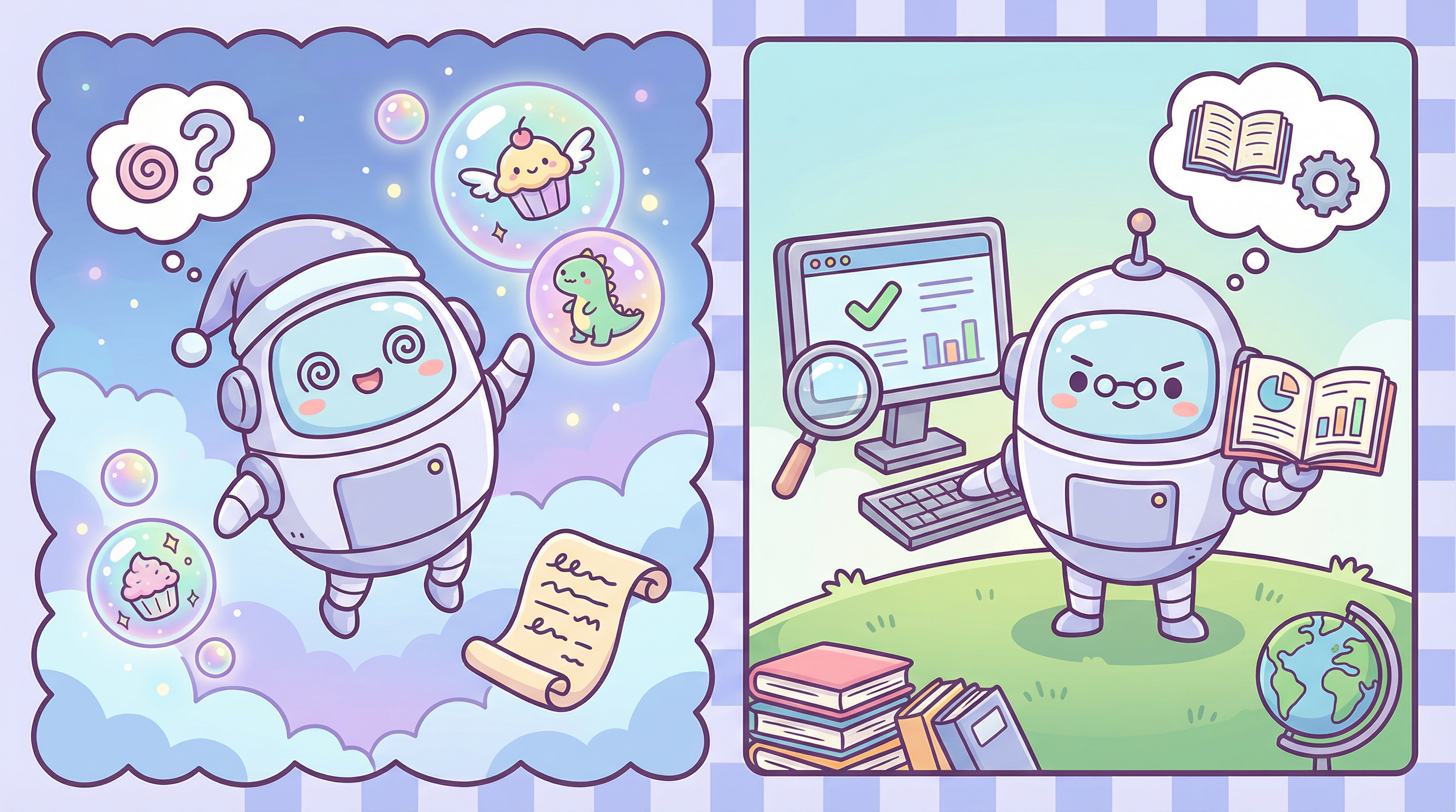 환각 vs 근거 있는 추론