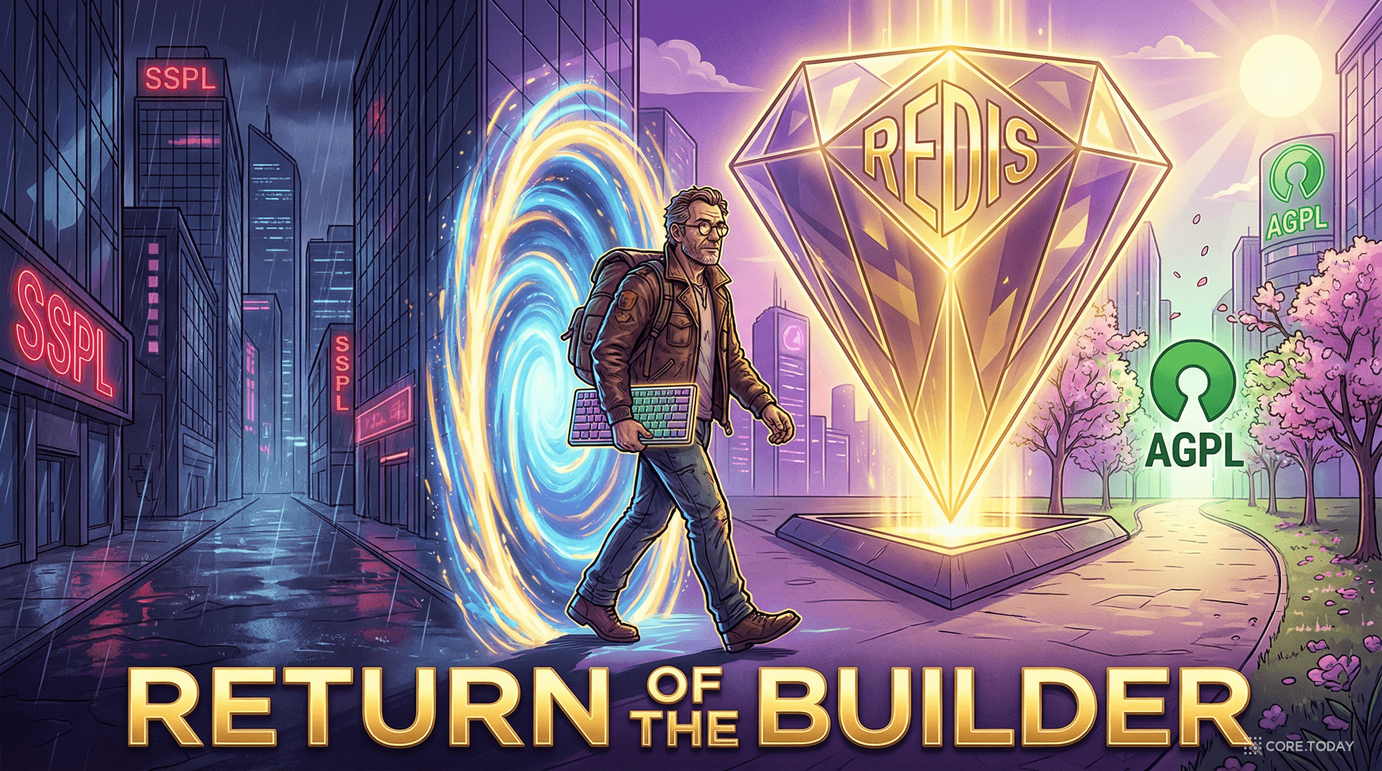 antirez의 귀환을 상징하는 일러스트