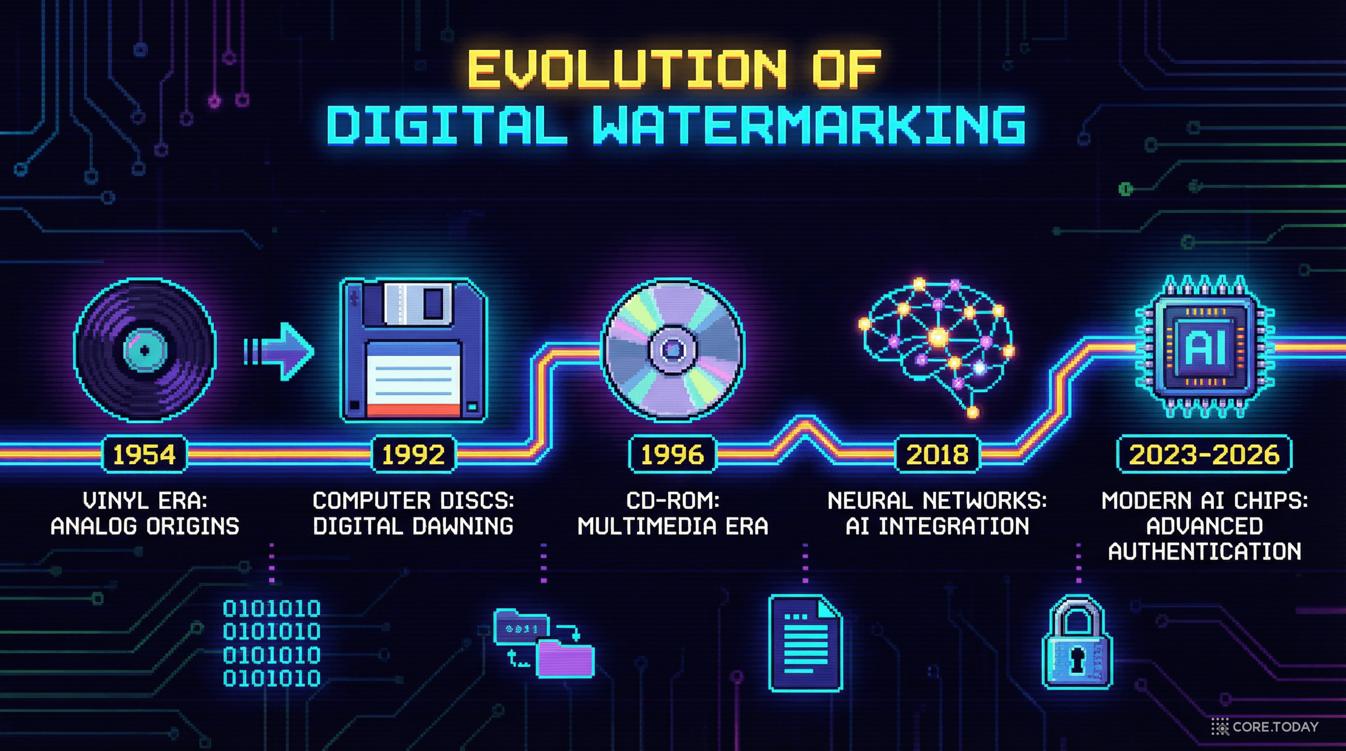 디지털 워터마킹 70년 역사