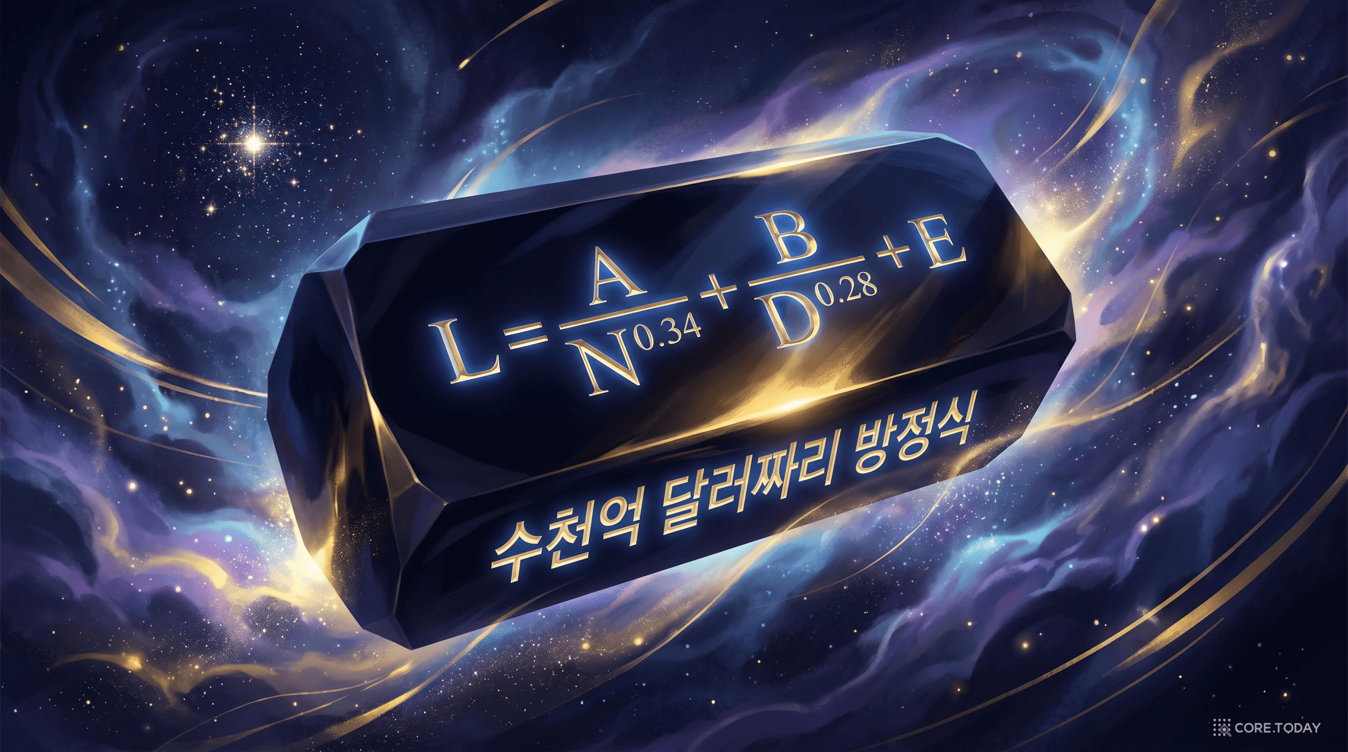 수천억 달러짜리 방정식 — 우주에 떠 있는 거대한 흑요석 비석에 새겨진 스케일링 법칙