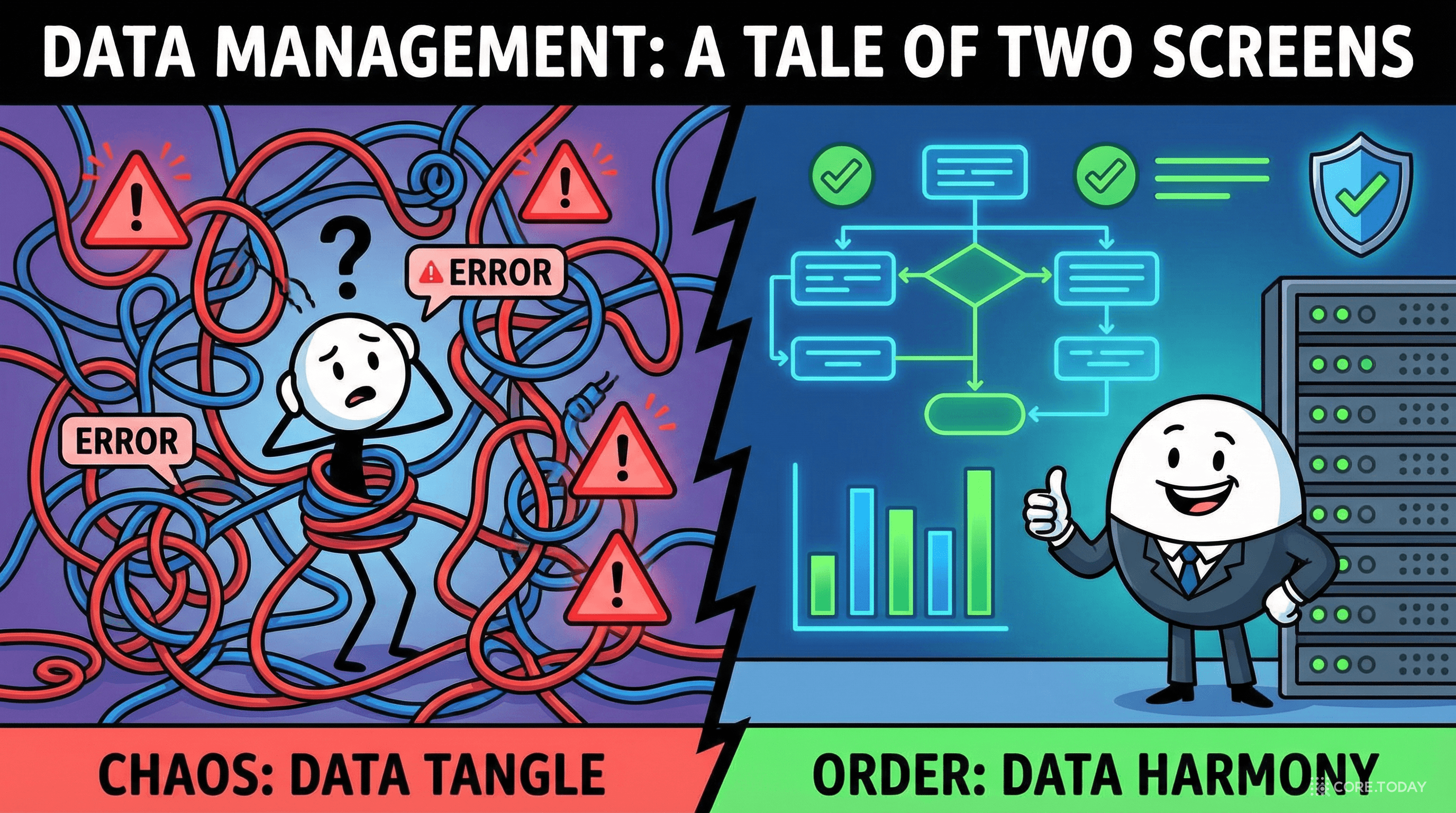 데이터 혼돈 vs 질서
