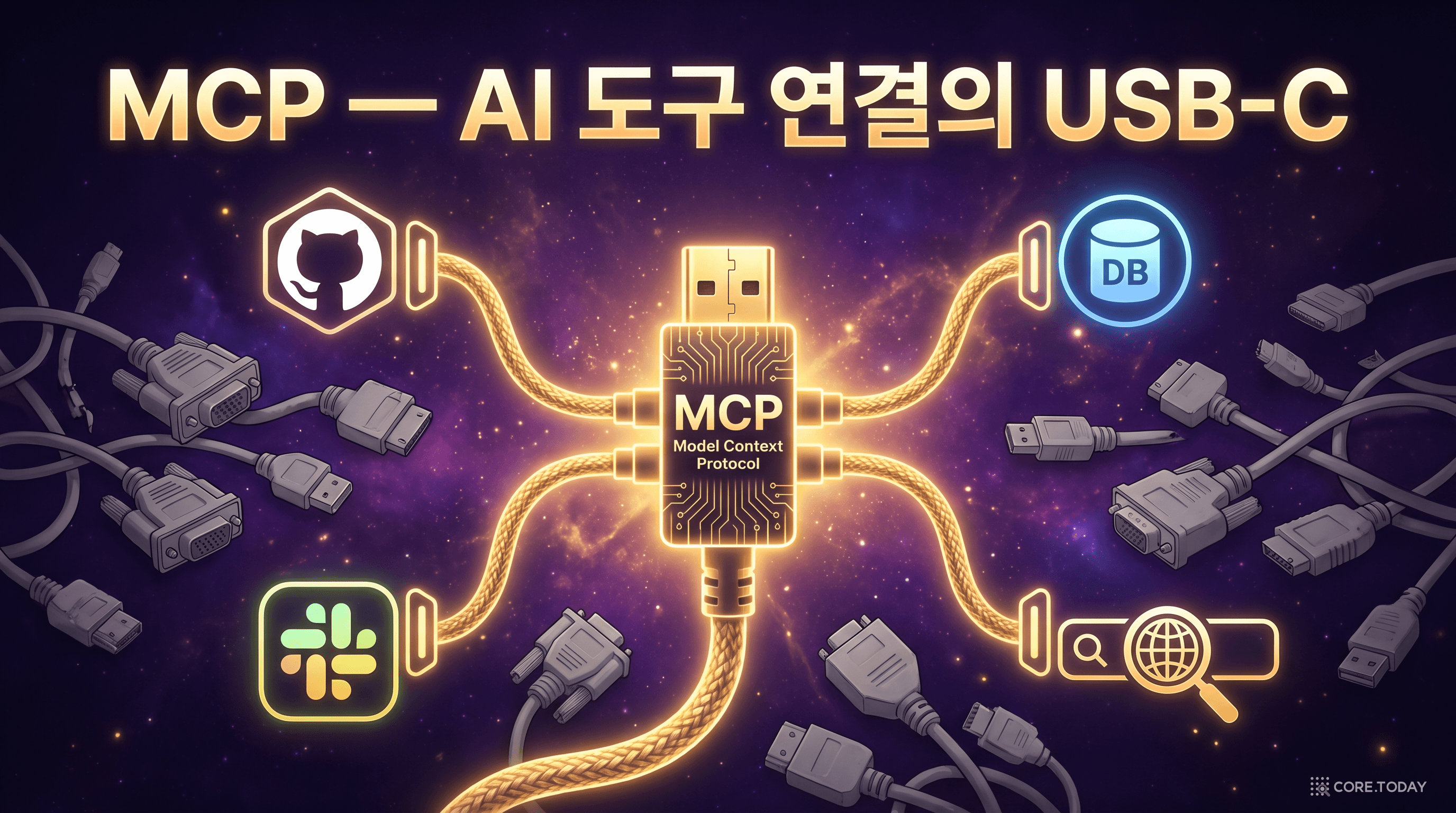 MCP — AI의 USB-C, 하나의 표준 케이블로 모든 도구를 연결한다