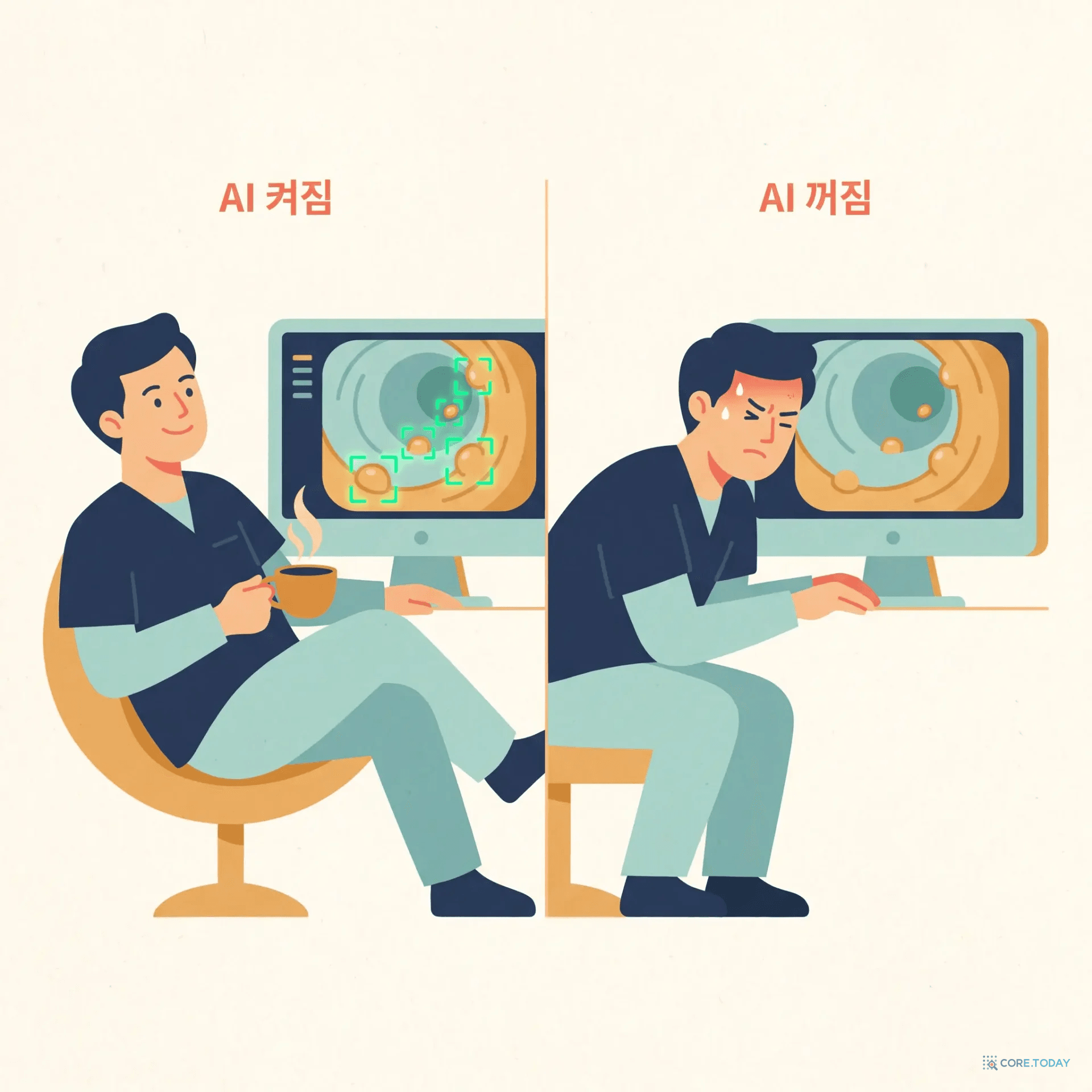 AI 켜짐, AI 꺼짐