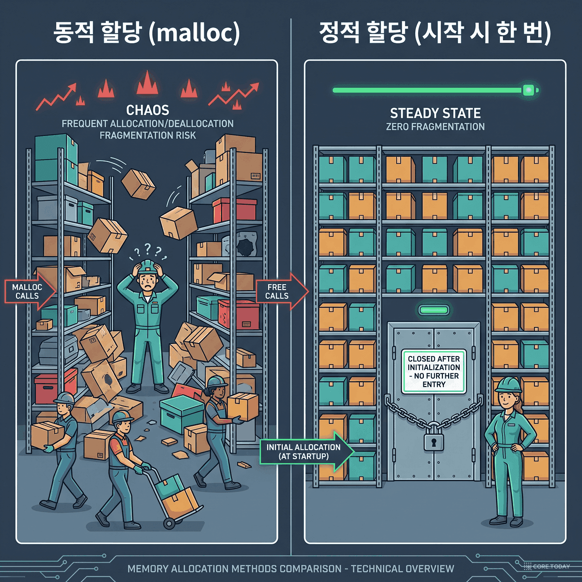 동적 할당 vs 정적 할당