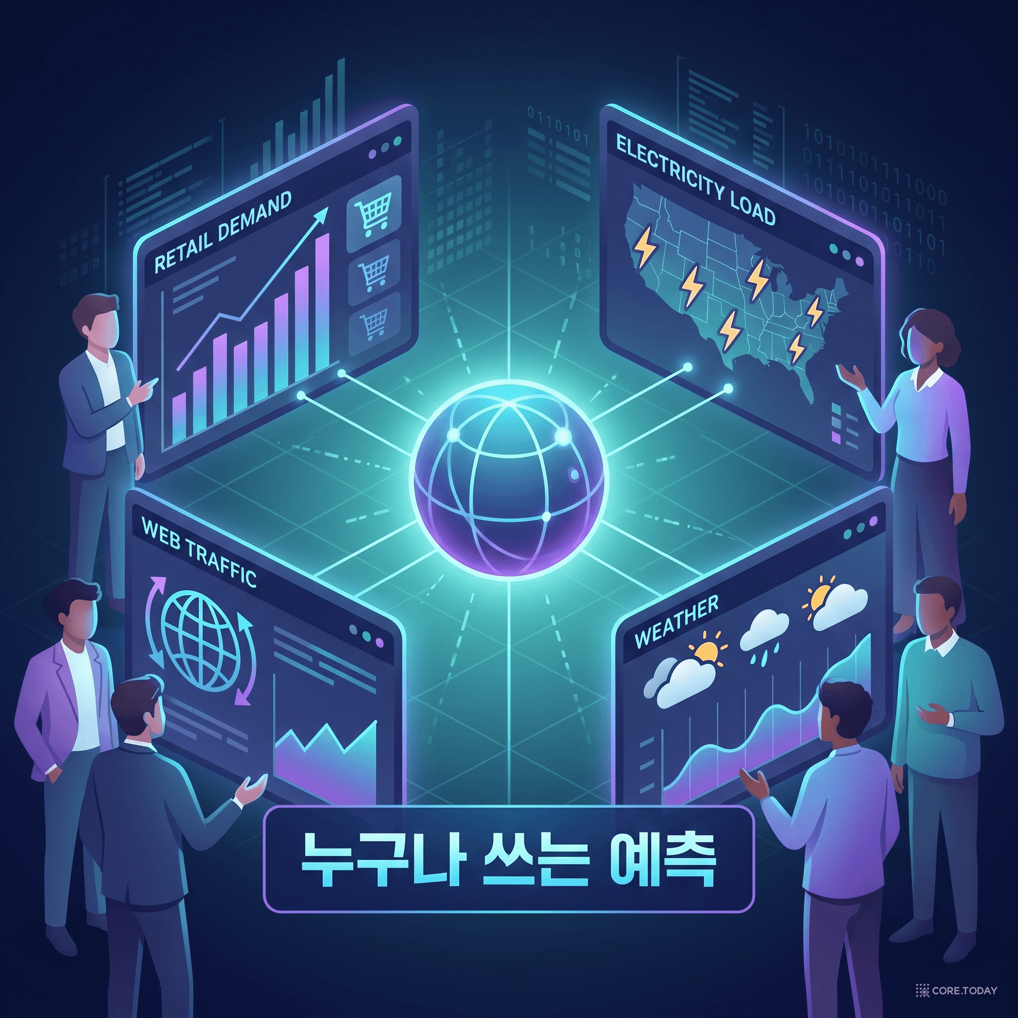 2026년 — 누구나 쓰는 예측: 유통·에너지·트래픽·날씨를 하나의 모델이
