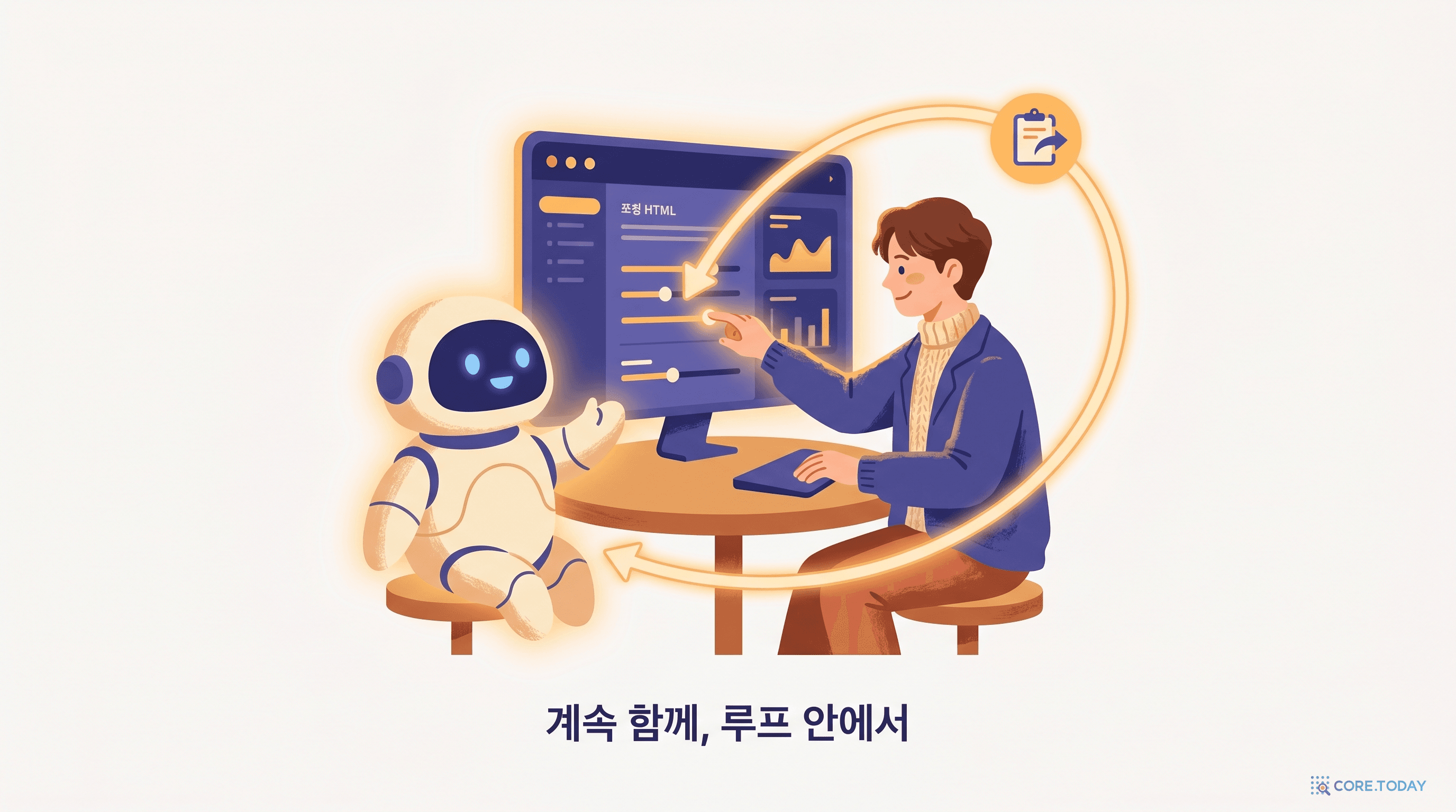 사람과 AI가 함께 — 루프 안에서