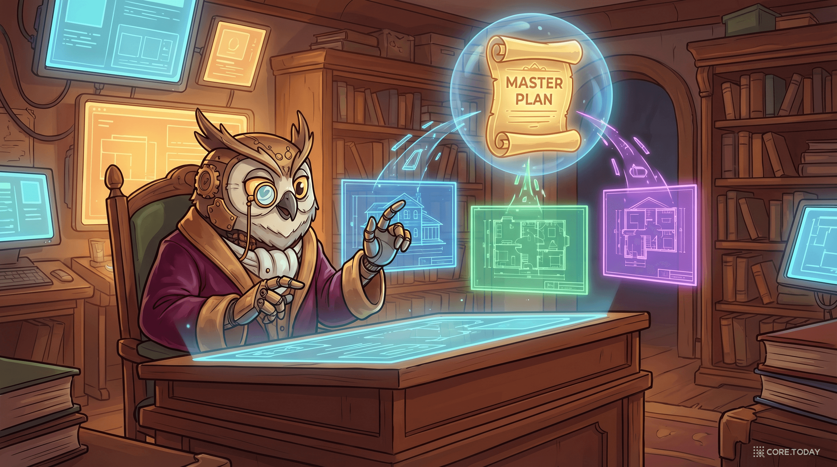 비평 에이전트가 세 탐색자의 결과를 분석하고 최적의 요소를 합성합니다