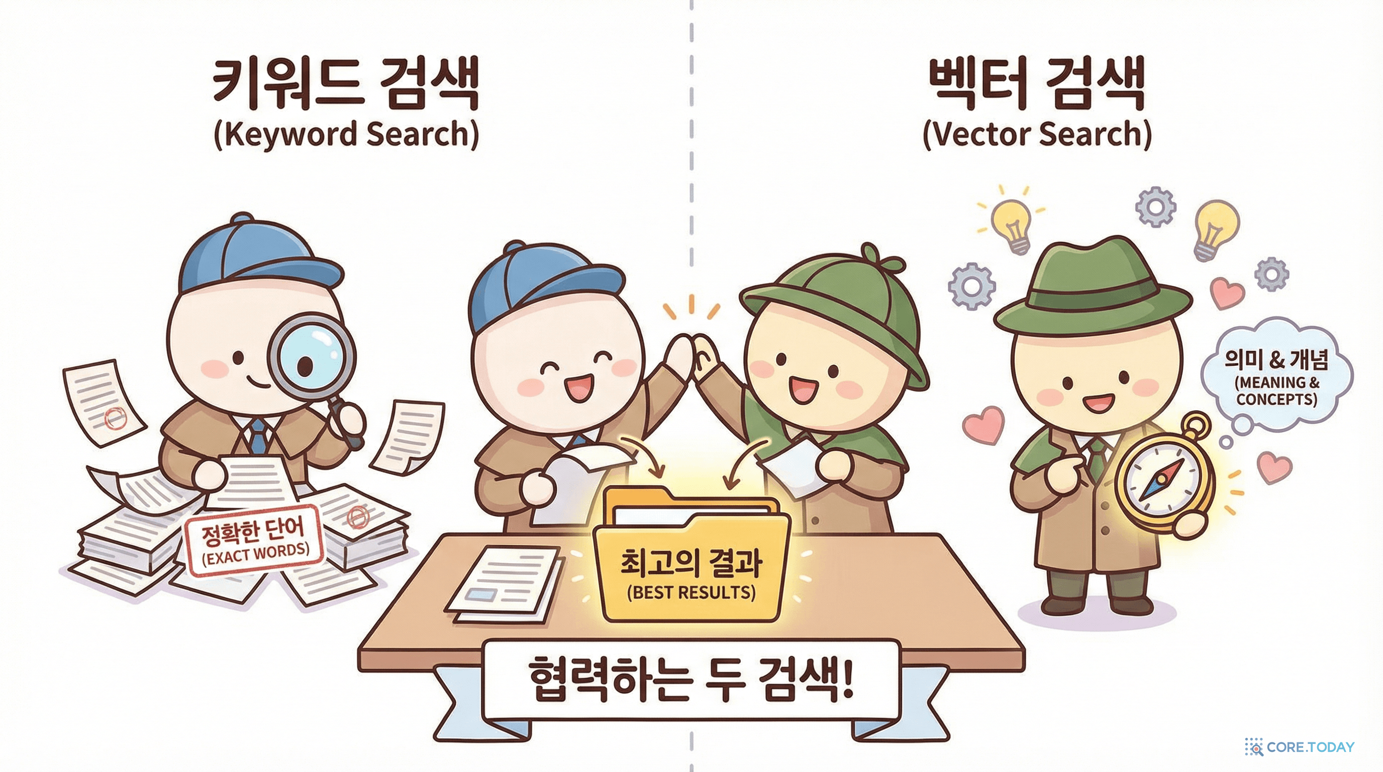 키워드 검색과 벡터 검색이 협력하여 최고의 결과를 만든다