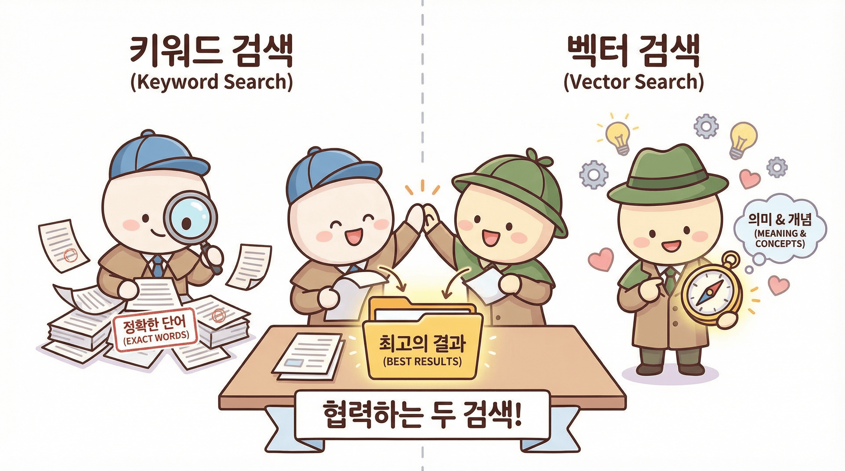 키워드 검색과 벡터 검색이 협력하여 최고의 결과를 만든다