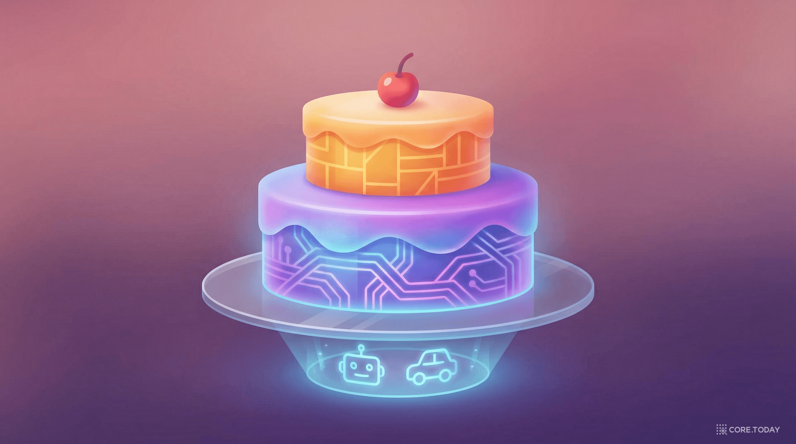 케이크 비유 일러스트