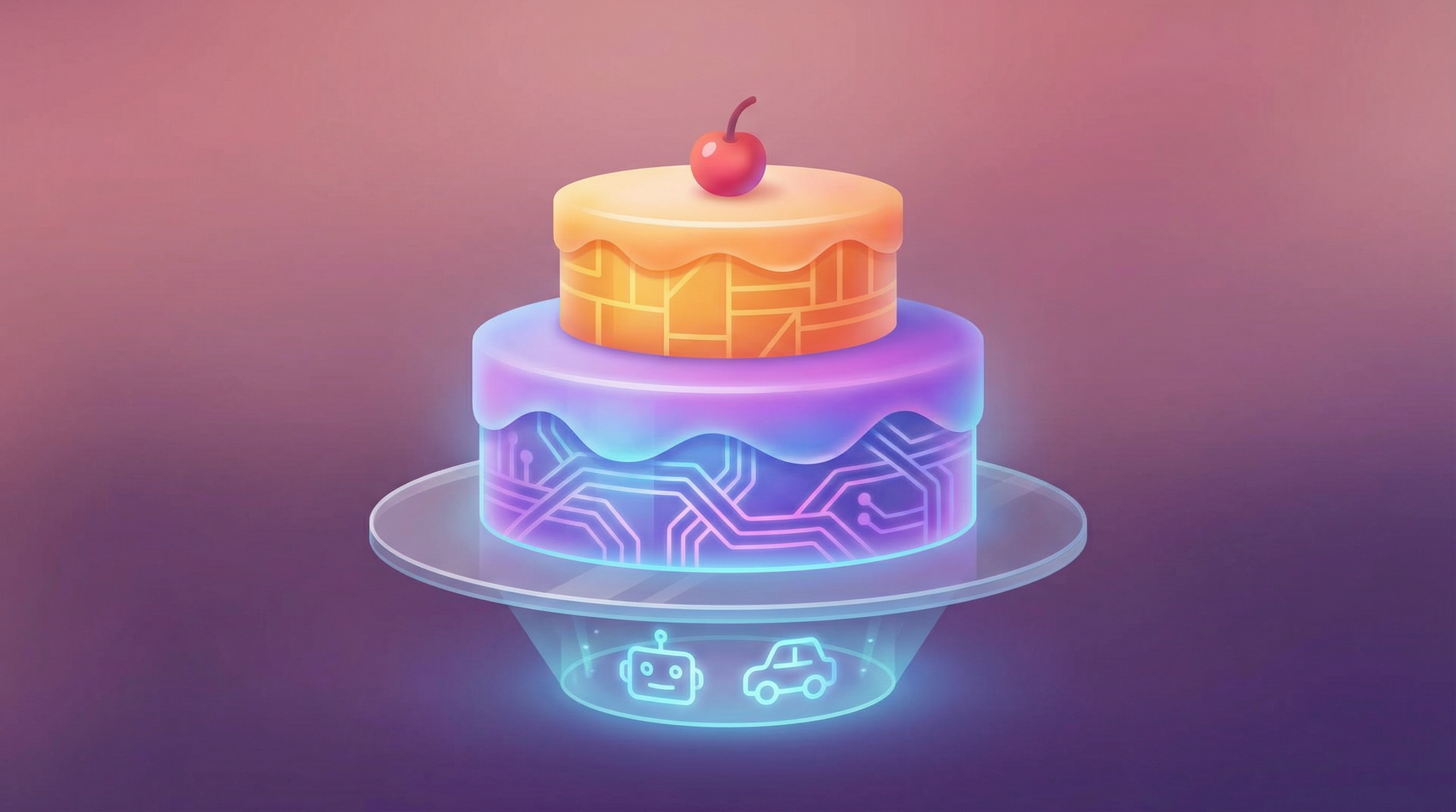 케이크 비유 일러스트