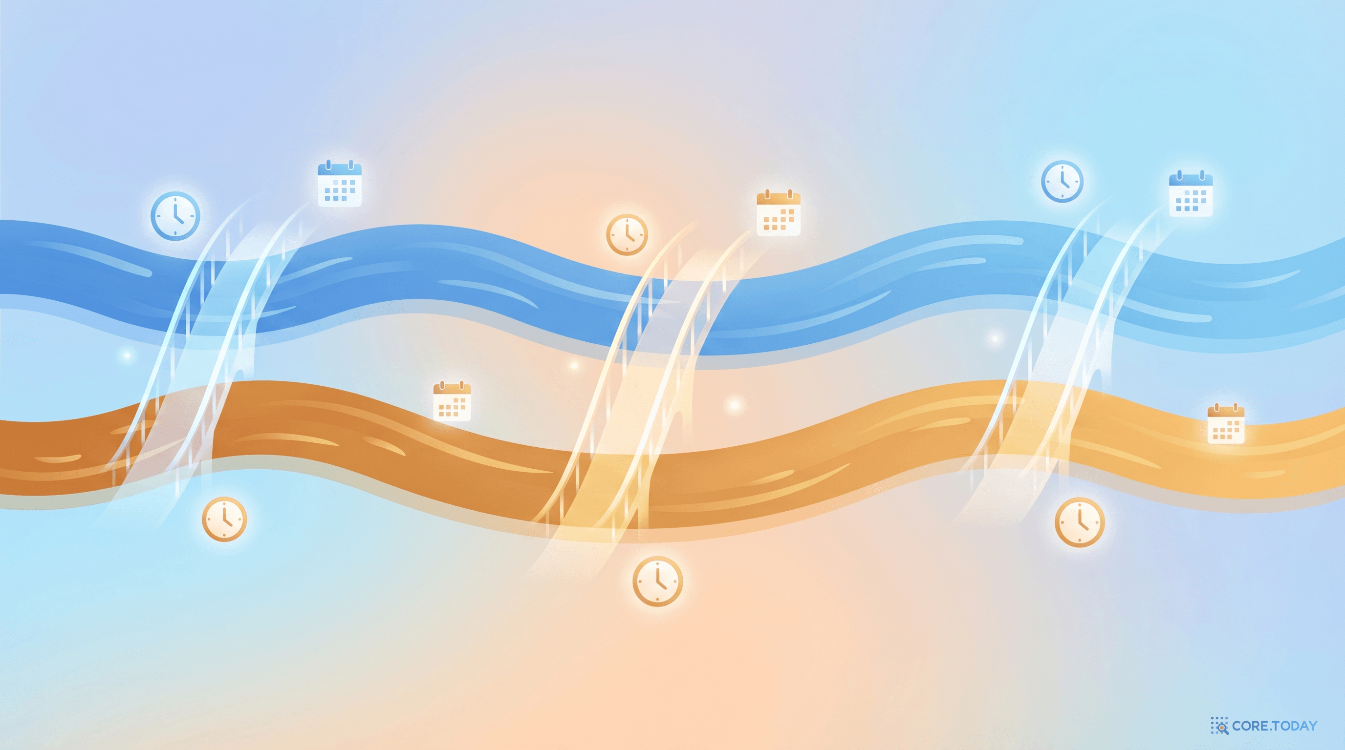 이중 시간 모델 일러스트