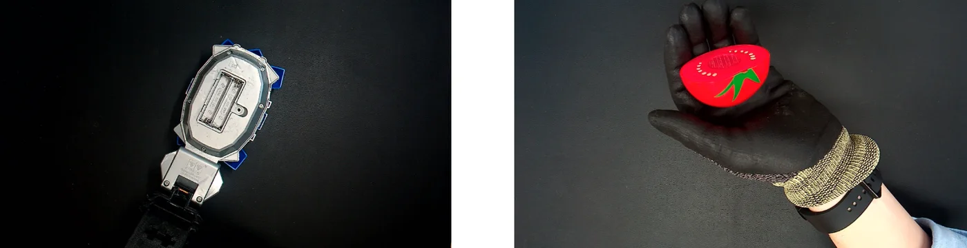 오염·파손 인식용 스캔 예시